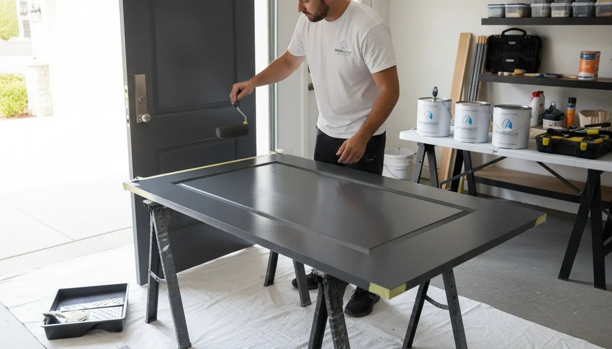 Professional door painting service in Glendale, AZ by expert house painters for durable finishes