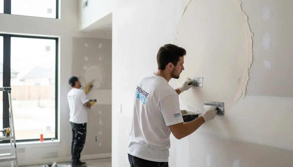 Professional drywall repair and wall restoration in Glendale, AZ by expert house painters