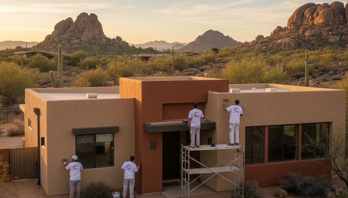 Professional house painting service in Glendale, AZ for residential exterior painting