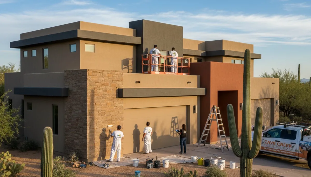 House painting services in Glendale, AZ for residential exterior and interior projects