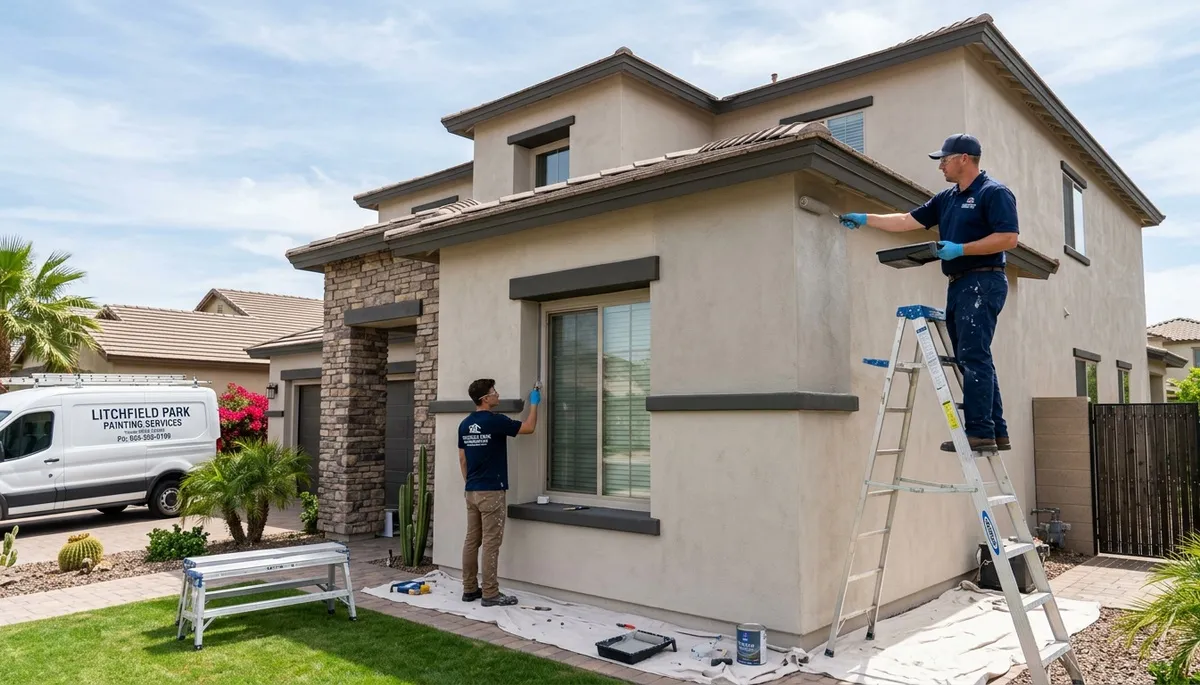 Professional house painters in Glendale AZ providing expert exterior and interior painting services