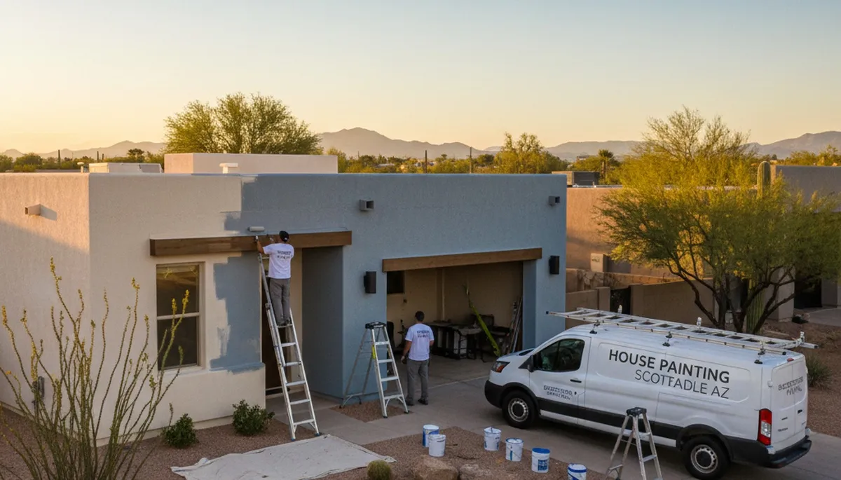 Professional house painting service in Glendale, AZ for residential exterior painting