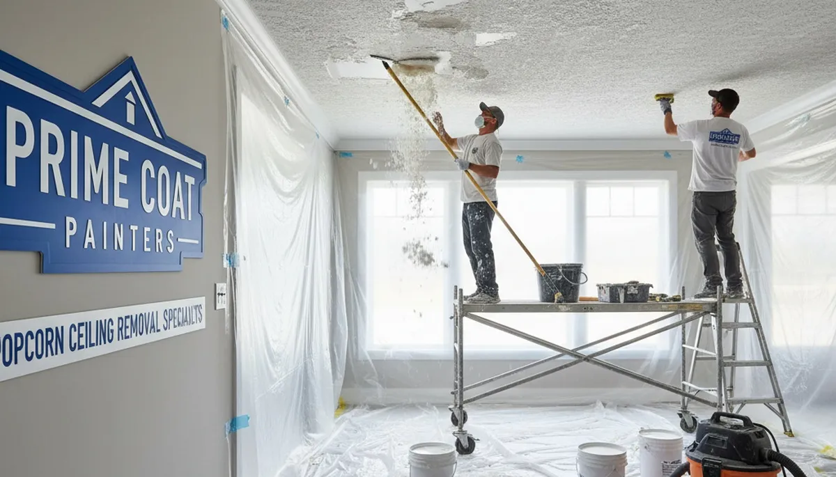 Professional popcorn ceiling removal in Glendale, AZ for smooth, modern residential interiors